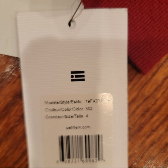 Three Likes hooded top size 4 NWT - Picture 2 of 5